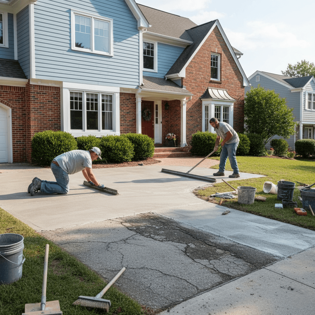 concrete driveways somerville ma