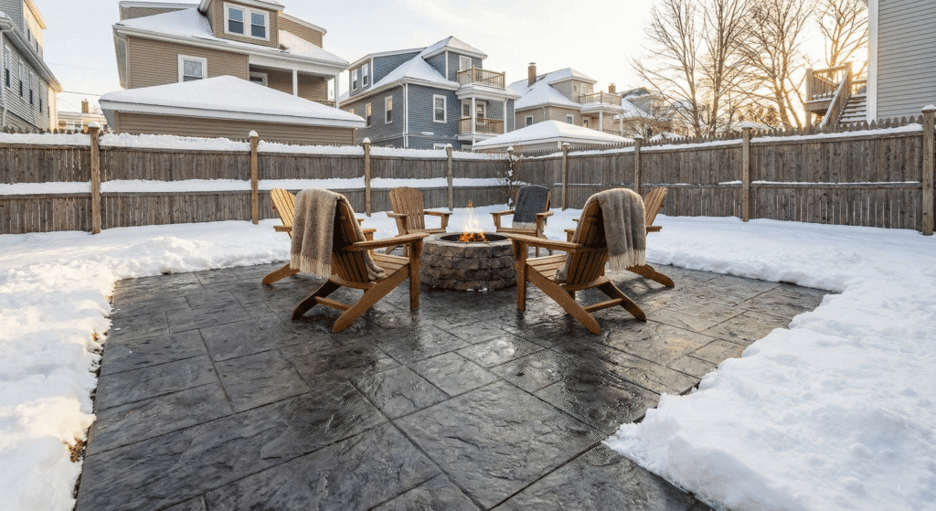 stamped concrete patio somerville ma
